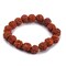5 Mukhi Rudraksha Bracelet Suitable for Yoga, Meditation 5 Face Nepali Panchmukhi Rudraksh Natural Healing Round Bead Stretchable Elastic Bracelet Daily Fashion Wear Men (8.5 Mm)